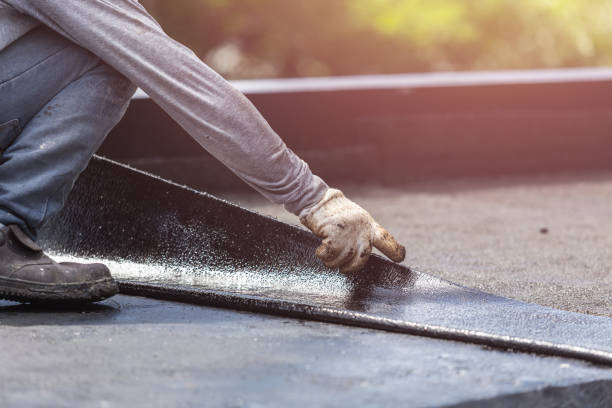 Professional Crawl Space Encapsulation technician working in Random Lake, WI